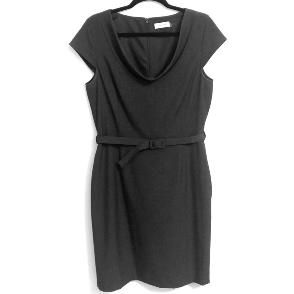 CALVIN KLEIN Smoke Grey Pencil Dress